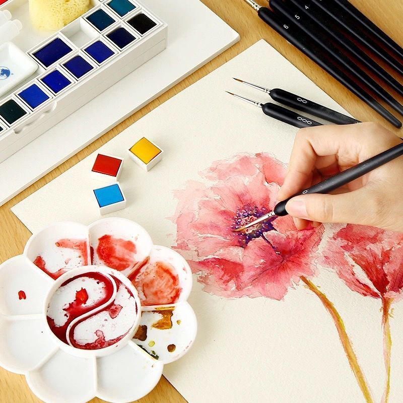 Hook Line Pen Watercolor Clabo - Gouache Paint Set 评论和价格