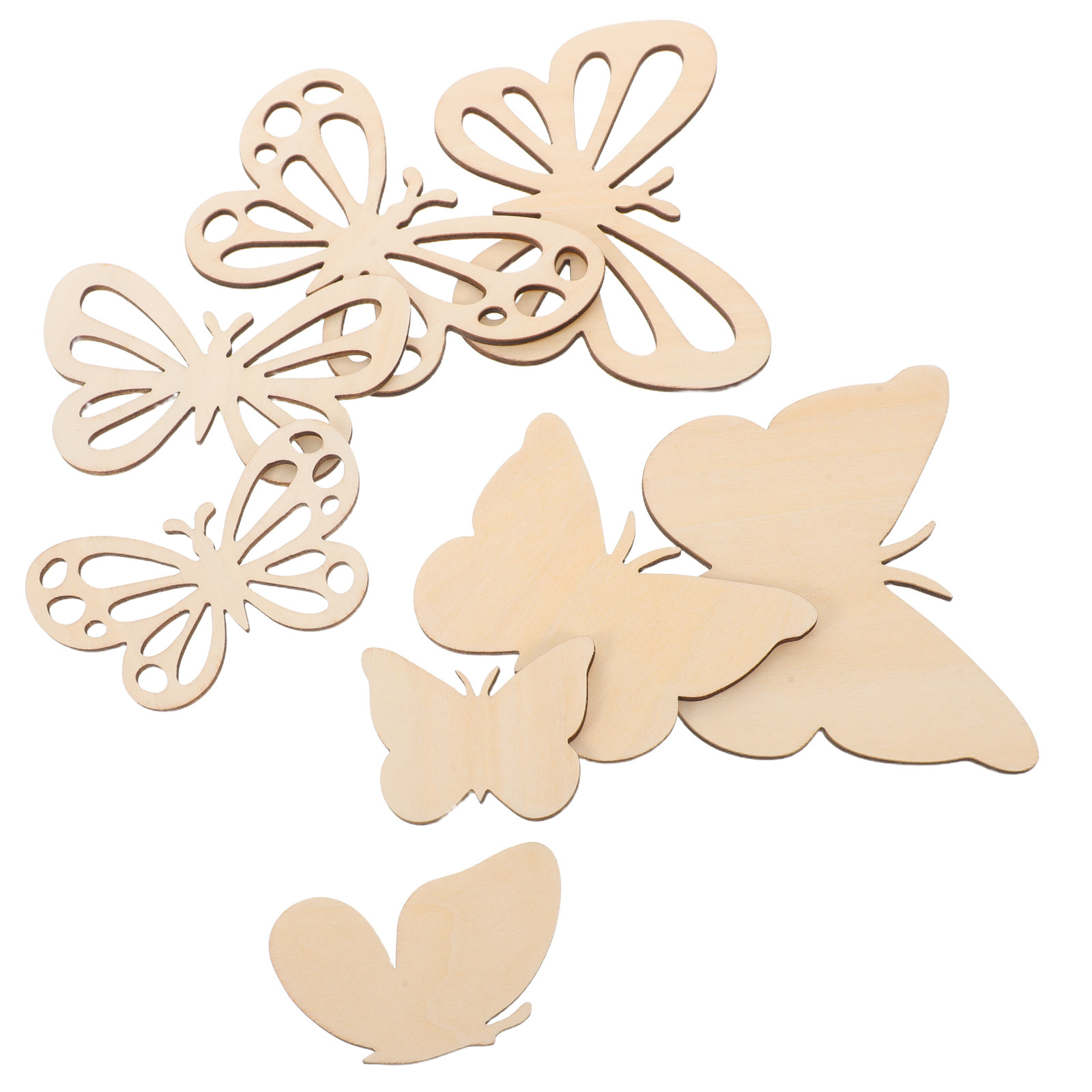 16pcs Unfinished Wood Butterfl - Art And Craft For Nursery 评论和价格
